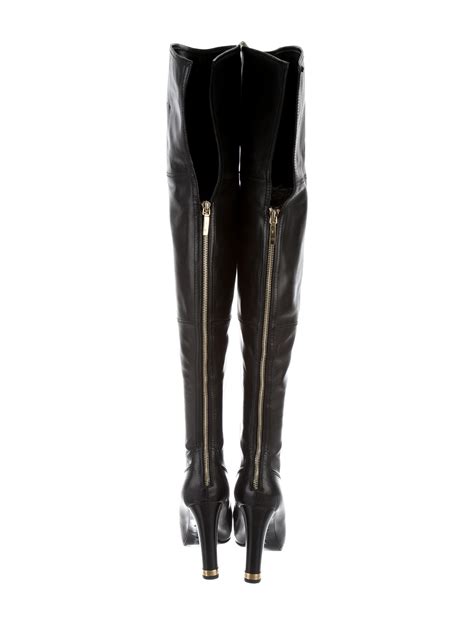 louis vuitton thigh high boots